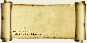 Joakim Dinić vizit kartica